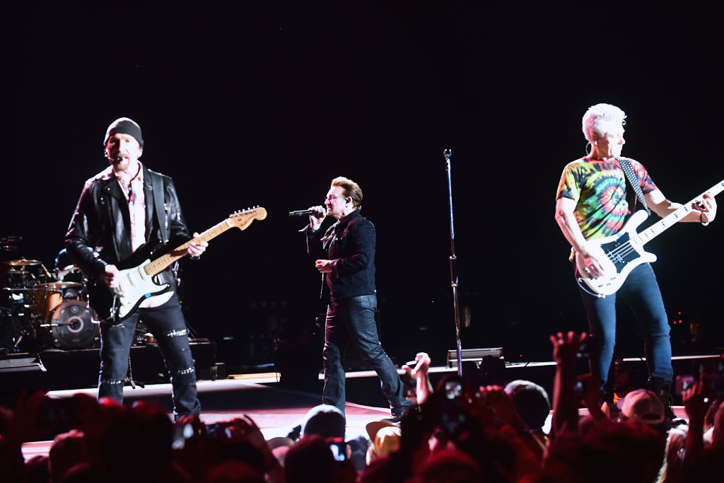 U2 onstage