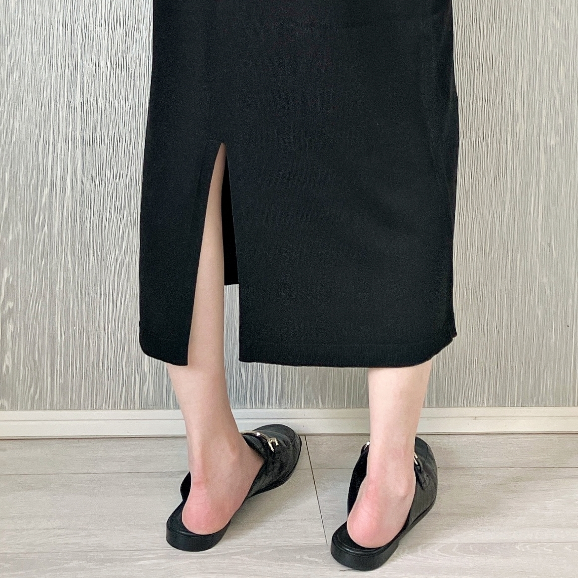 GU(ジーユー)のおすすめワンピース「2ピースニットキャミソールワンピース」