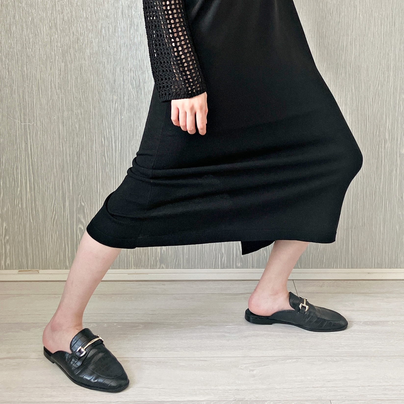 GU(ジーユー)のおすすめワンピース「2ピースニットキャミソールワンピース」