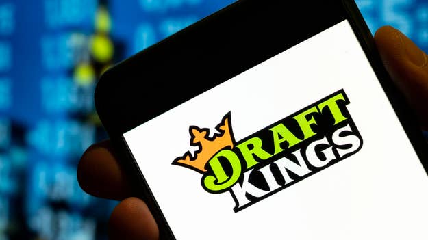 DraftKings logo displayed on a smartphone screen