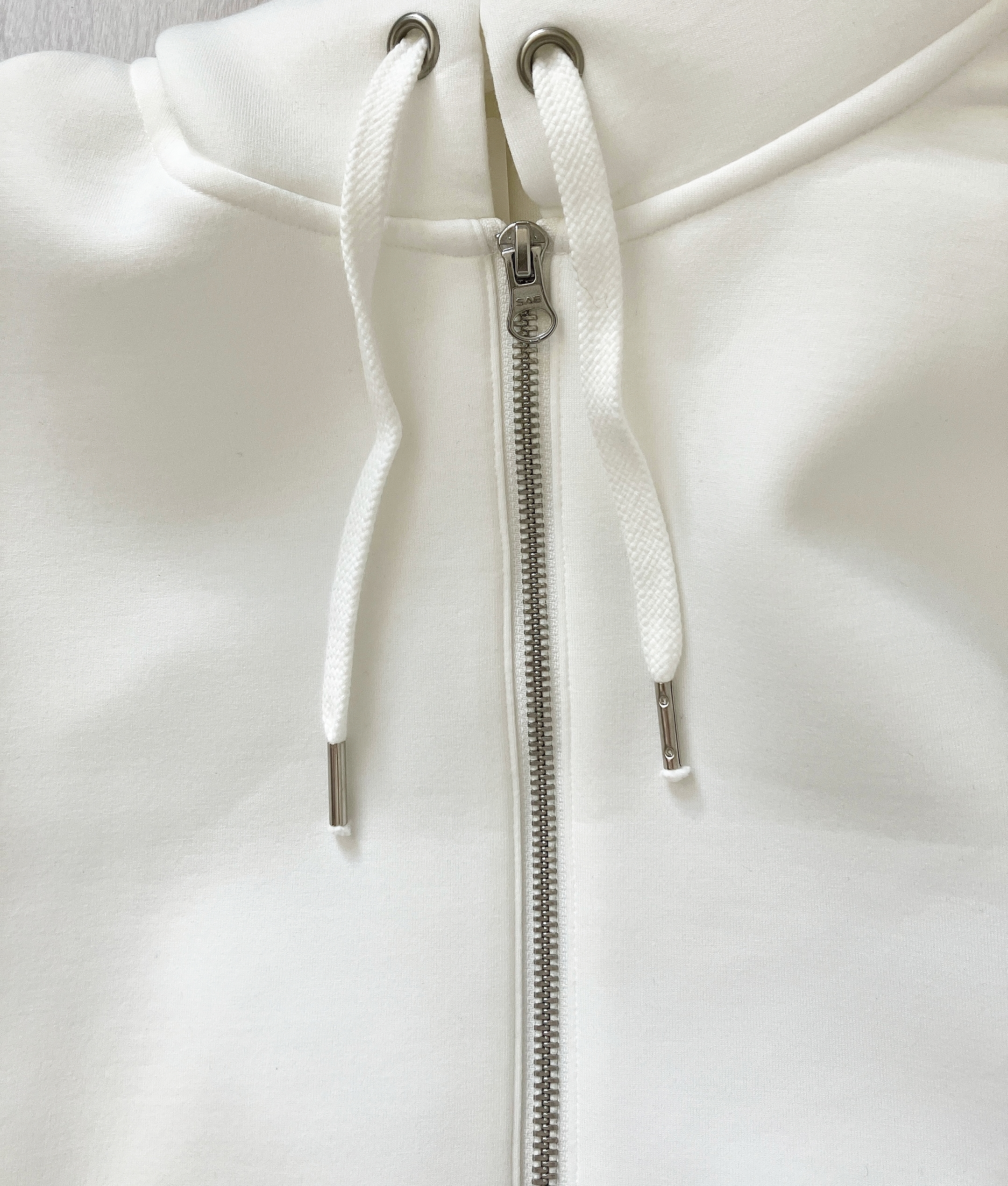 GU（ジーユー）のおすすめパーカー「ダブルフェイスフルジップパーカ（長袖）Q+E」