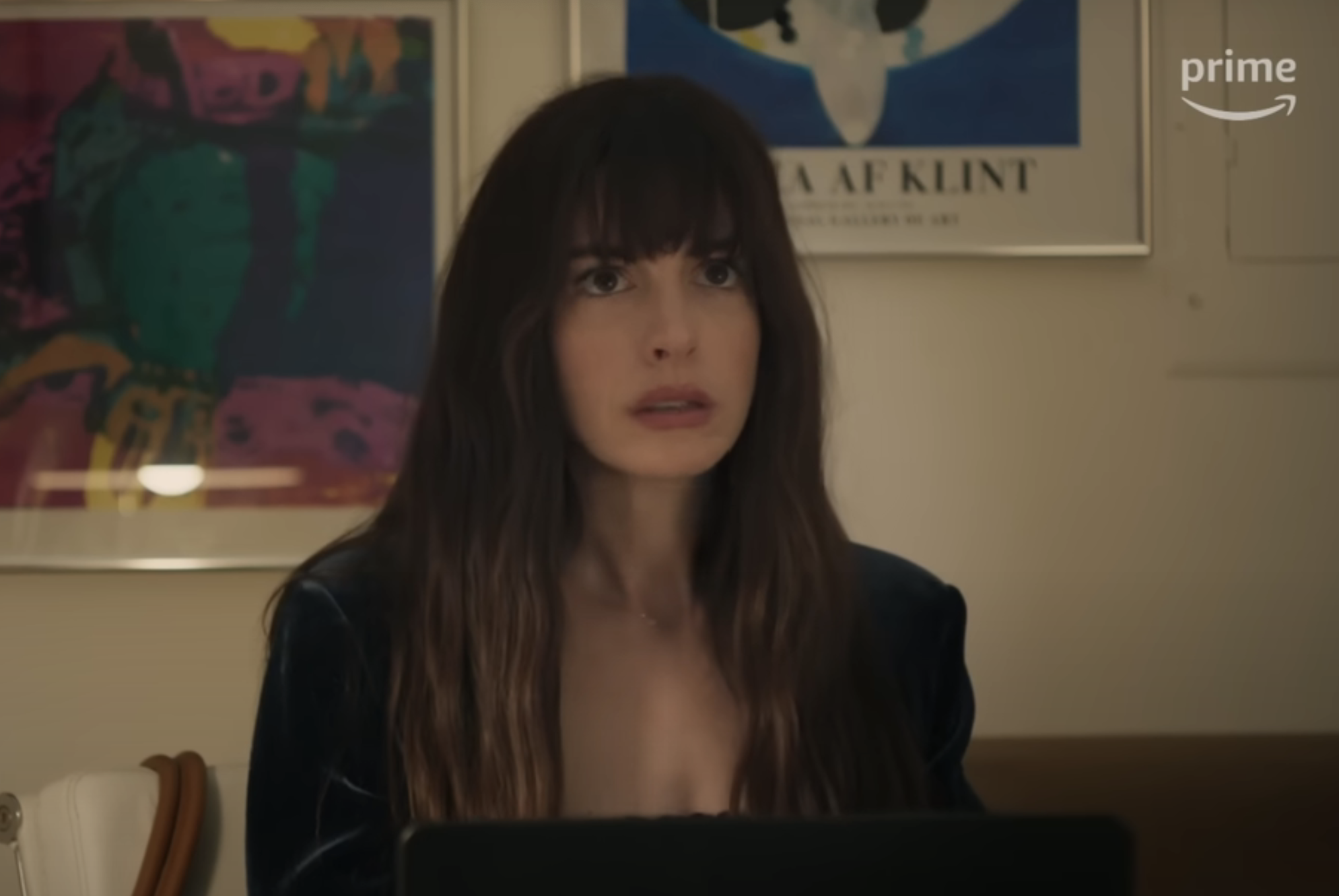A close-up of Anne Hathaway in The Idea of You