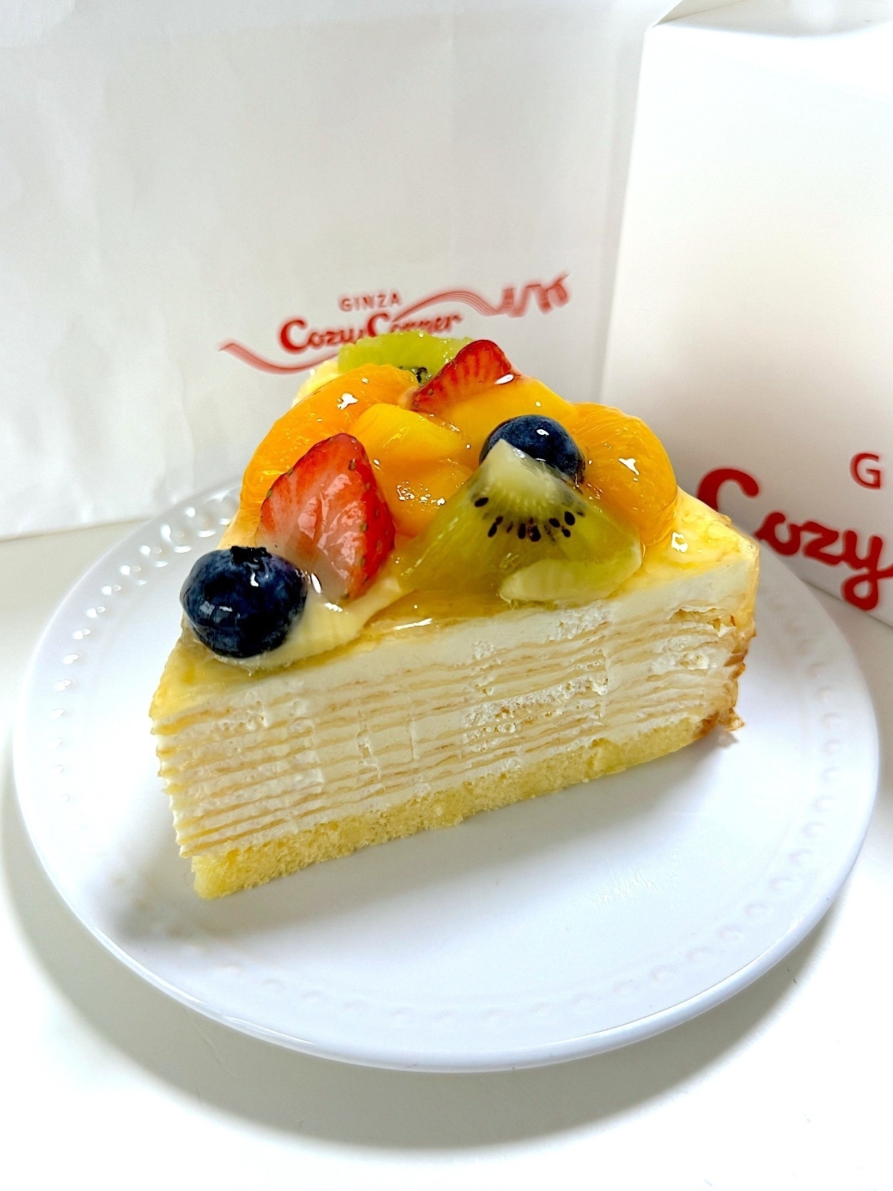 コージーコーナーのおすすめケーキ「贅沢フルーツのミルクレープ」