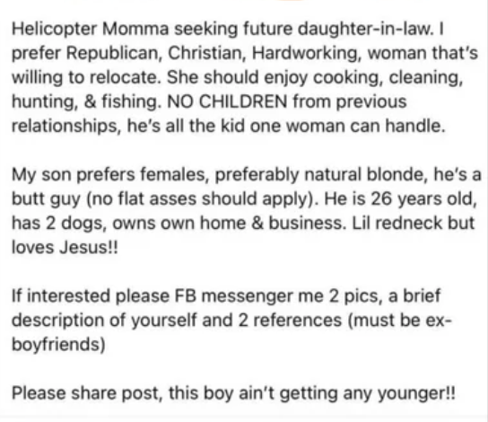 &quot;Please share post, this boy ain&#x27;t getting any younger!&quot;