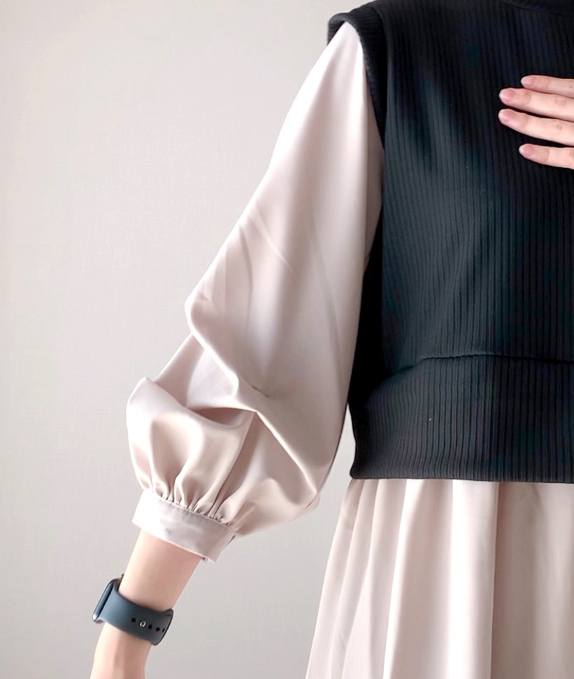 しまむらのおすすめアイテム「TタックドッキングOP7」