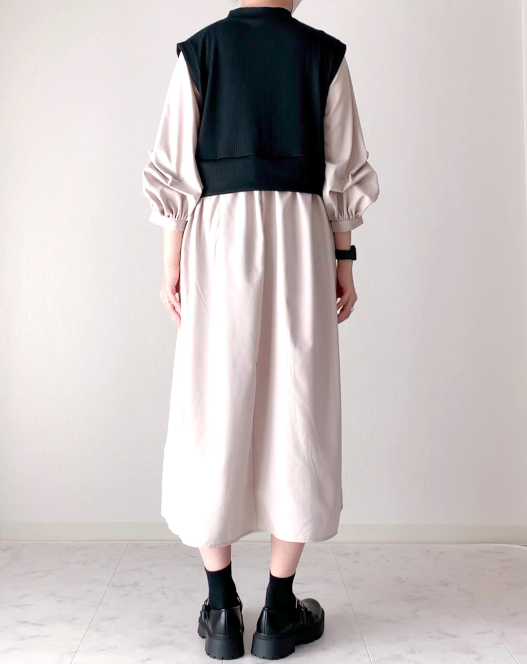 しまむらのおすすめアイテム「TタックドッキングOP7」