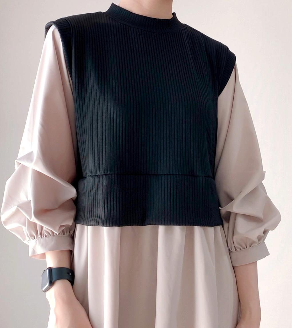 しまむらのおすすめアイテム「TタックドッキングOP7」