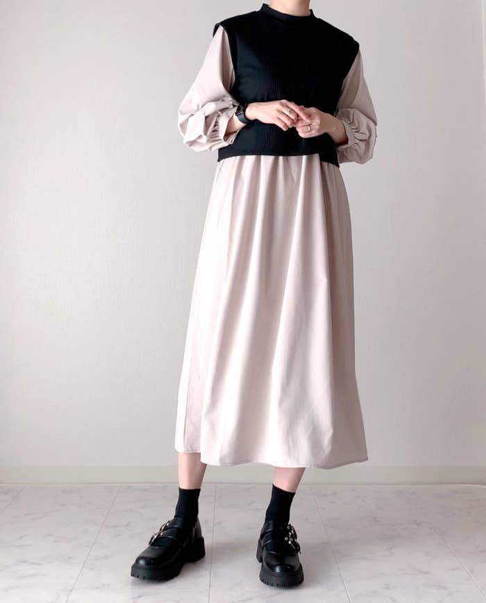 しまむらのおすすめアイテム「TタックドッキングOP7」