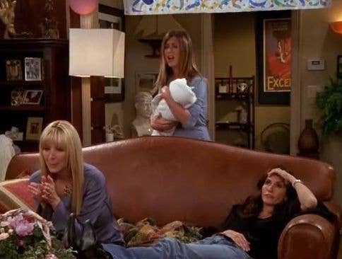 Jennifer Aniston, Lisa Kudrow, and Courteney Cox in &quot;Friends&quot;