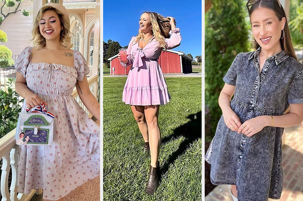 30 Transitional Dresses To Wear When It Feels Like It's Not Quite Winter  But Not Quite Spring