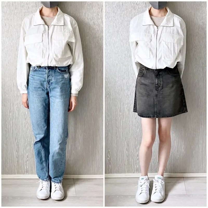 GU(ジーユー)のおすすめ春アウター「テックダブルポケットブルゾン」