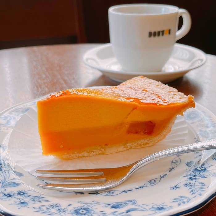 ドトールのおすすめケーキ「北海道産かぼちゃのタルト」