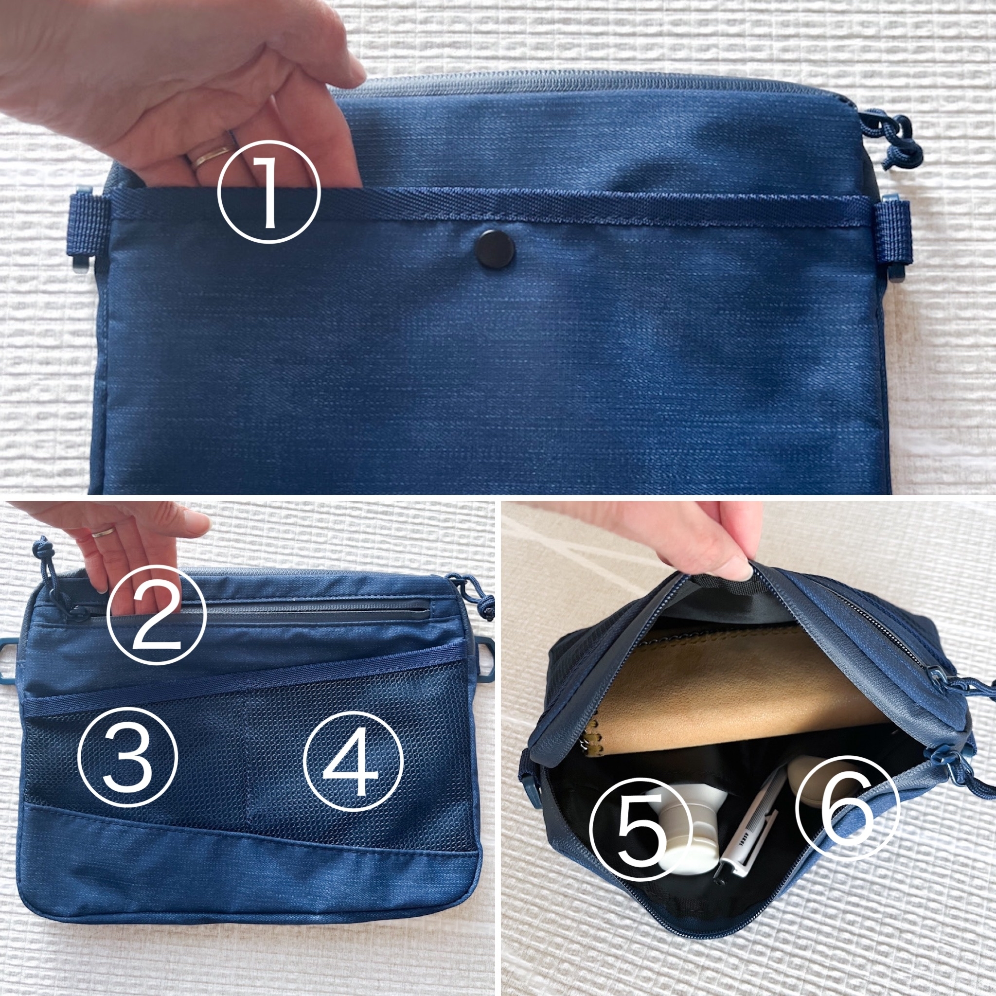 ワークマンのおすすめファッションアイテム「ジョイントスクエアサコッシュ」