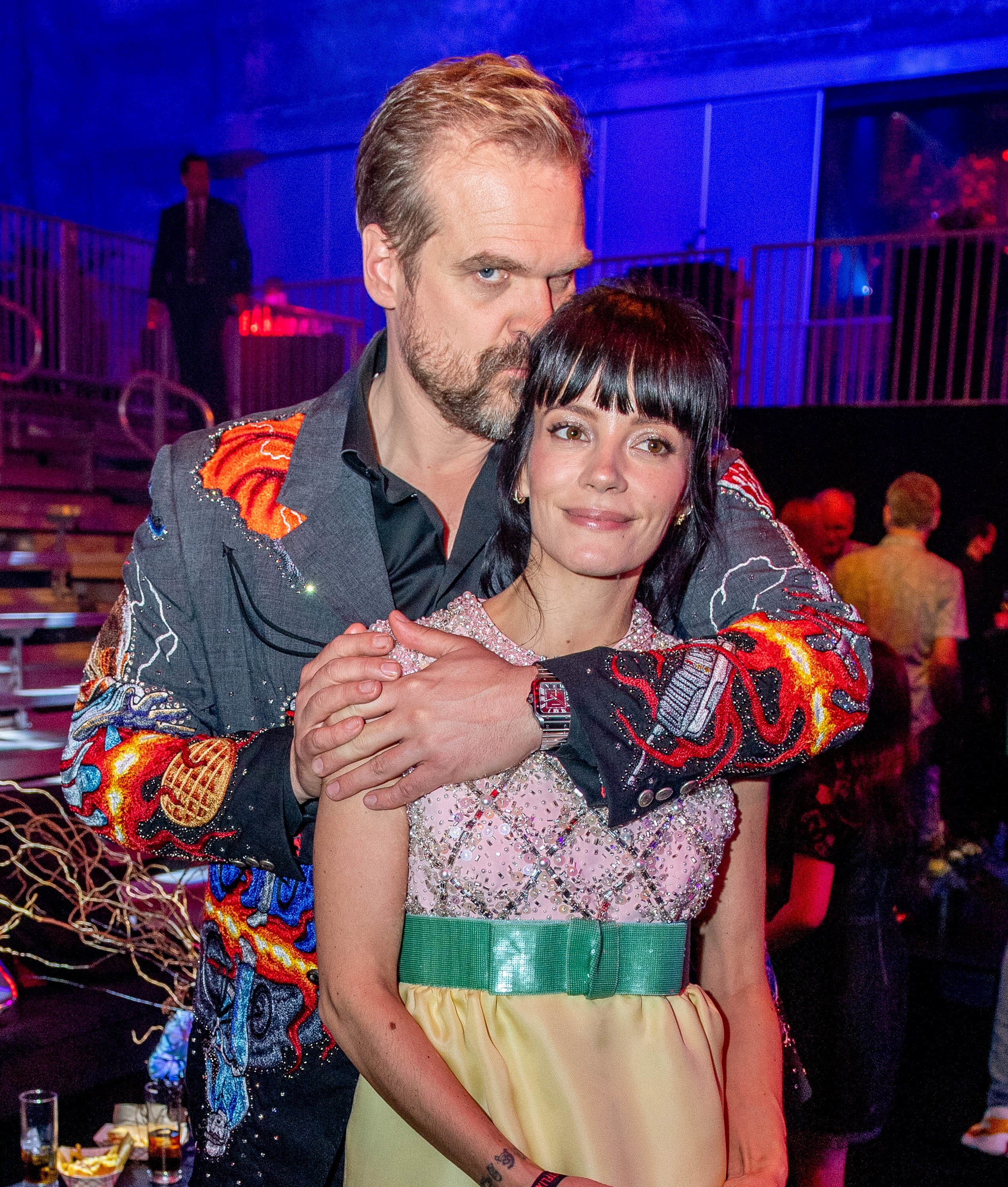 Lily Allen with David Harbour
