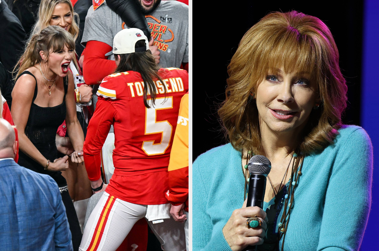 Here's What's Going On With Reba McEntire, Taylor Swift, And A Rumored
Comment About Taylor's Super Bowl Behavior