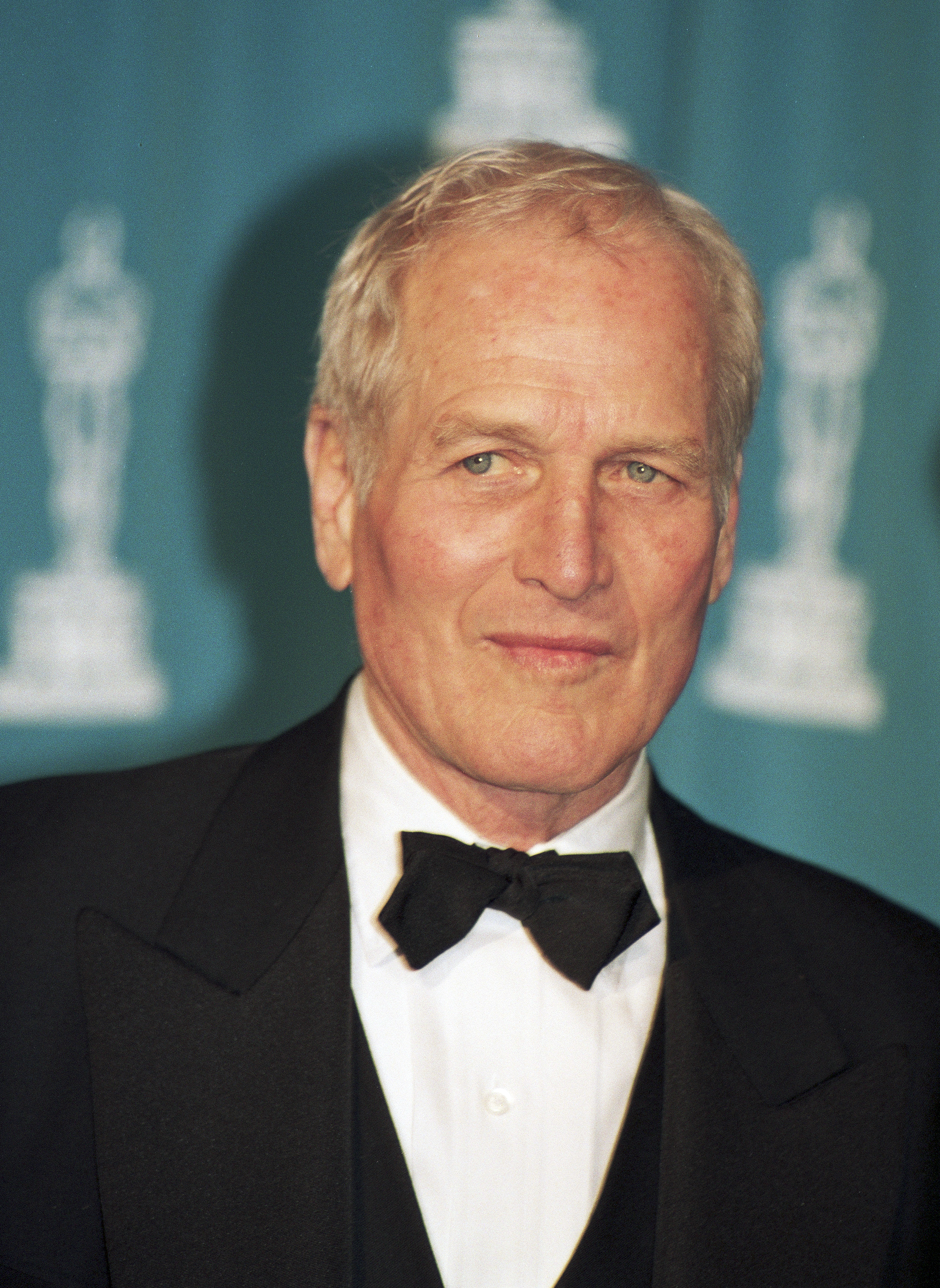Paul Newman in a classic tuxedo at a formal event