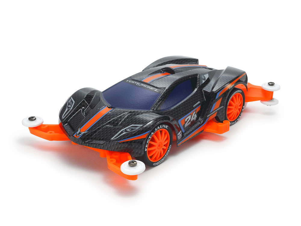 株式会社タミヤ公式より フェスタジョーヌ L オレンジSP(ポリカボディ/MAシャーシ)