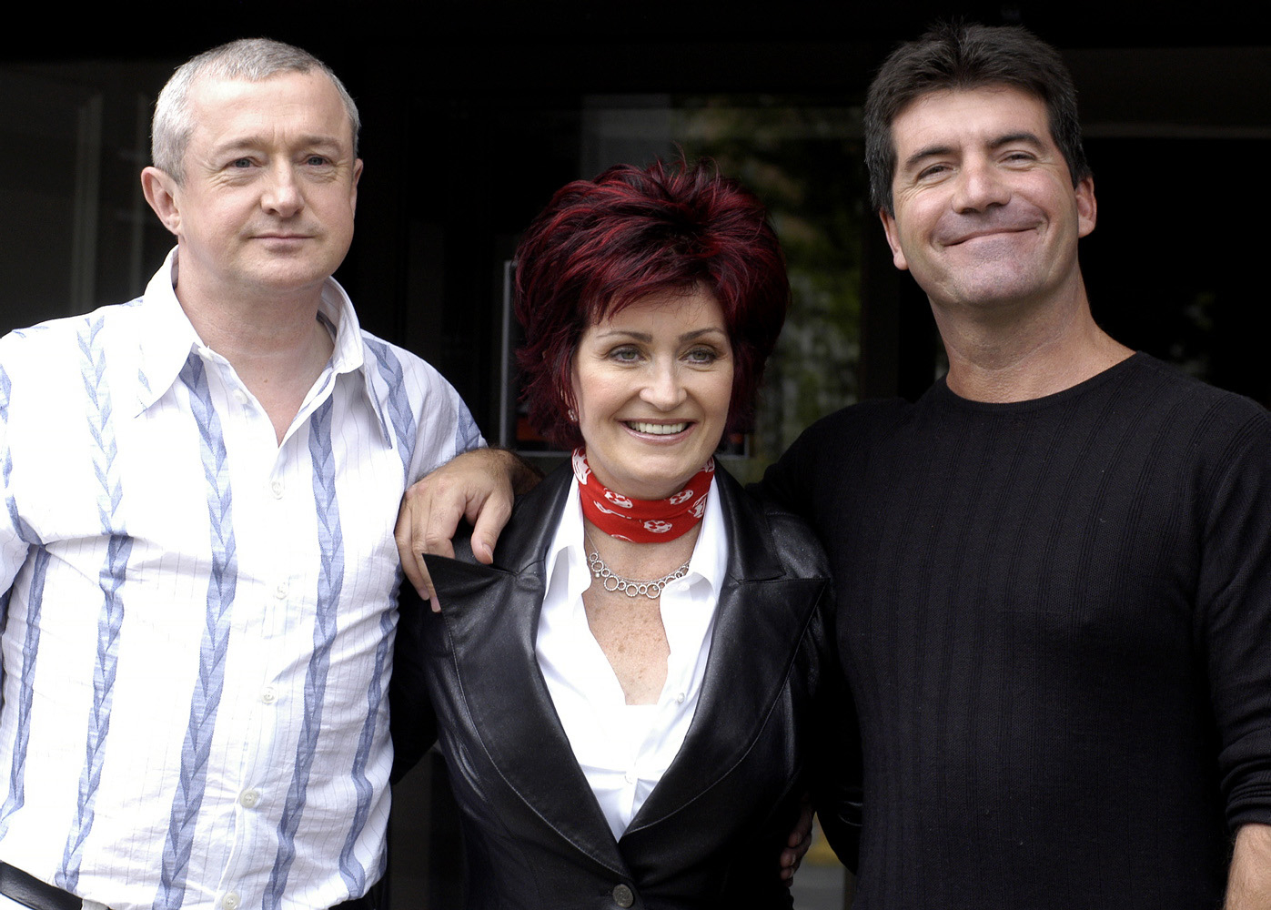Louis Walsh, Sharon Osbourne and Simon Cowell