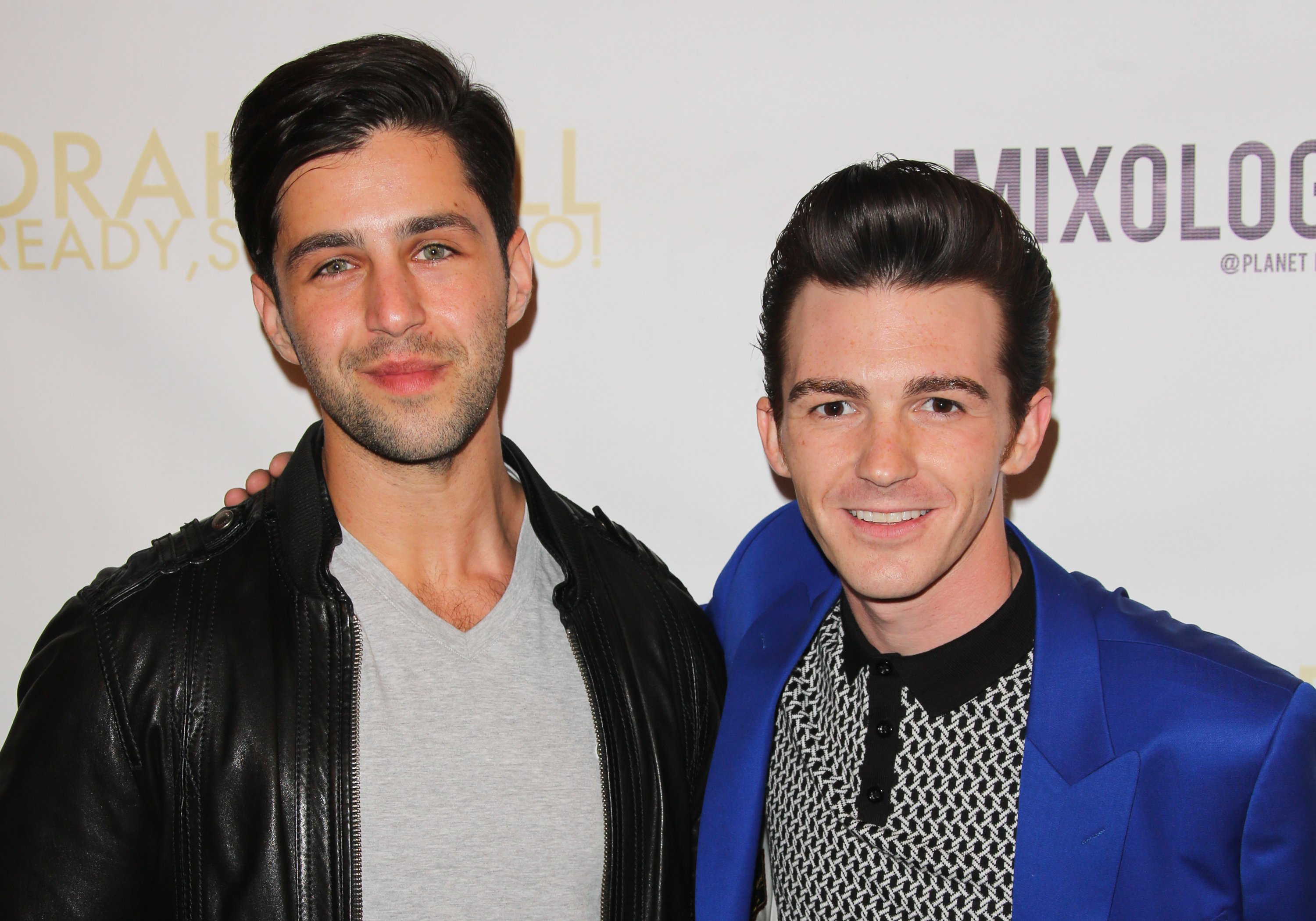 closeup of drake and josh on the red carpet