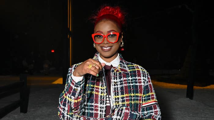 Tierra Whack at Thom Browne RTW Fall 2024 as part of New York Ready to Wear Fashion Week