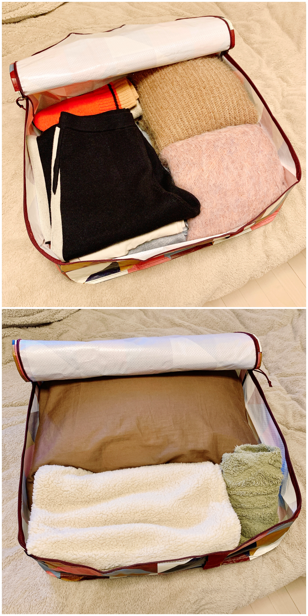 IKEA(イケア)のおすすめの収納ケース「SÄCKKÄRRA セックシェラ 収納ケース マルチカラー」