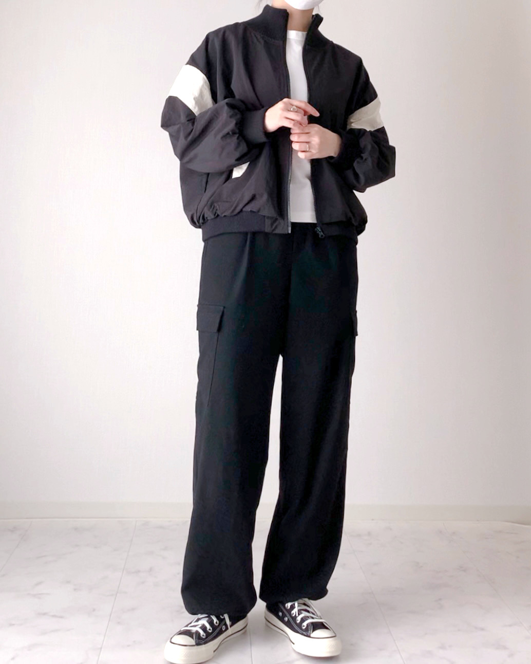 しまむらのおすすめブルゾン「ハイショクキリカエトラックBZ」