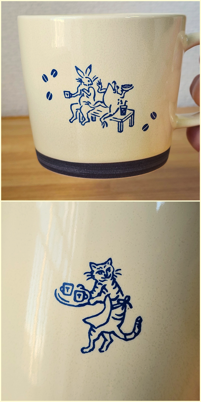 Tully's Coffee（タリーズコーヒー）のおすすめ雑貨「鳥獣戯画 美濃焼マグ」