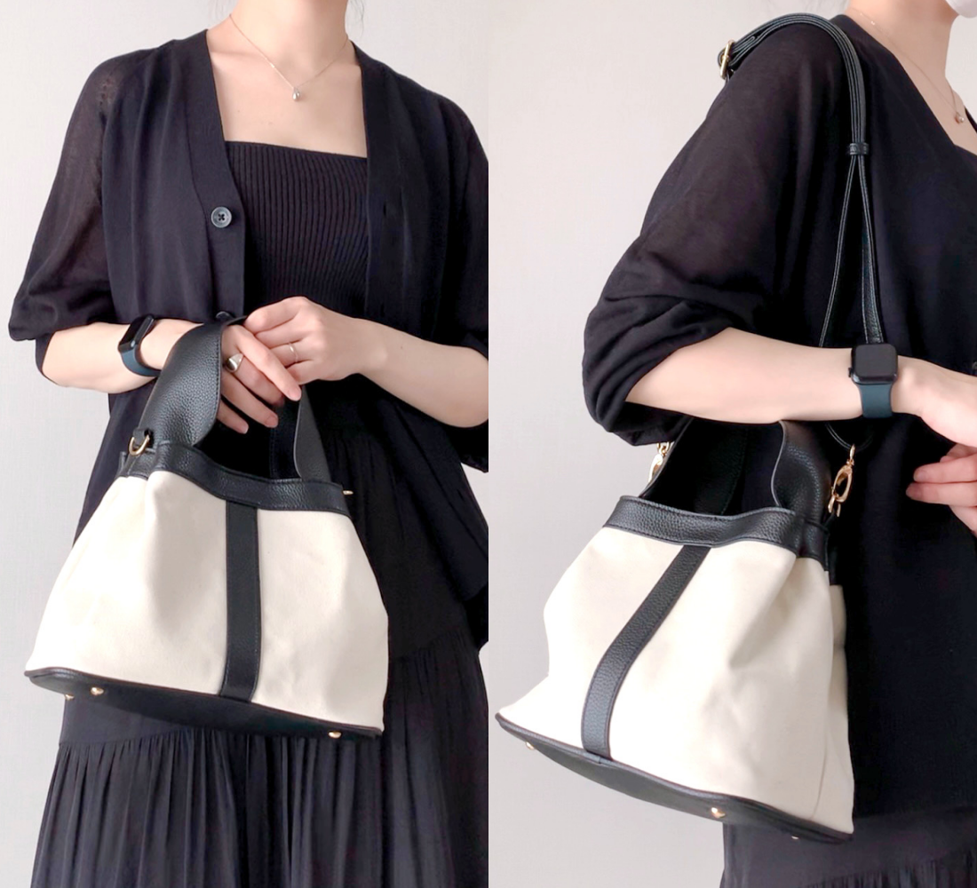 しまむらのおすすめファッションアイテム「キャンバス2WAYSLD」