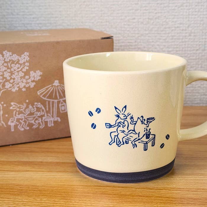 Tully's Coffee（タリーズコーヒー）のおすすめ雑貨「鳥獣戯画 美濃焼マグ」