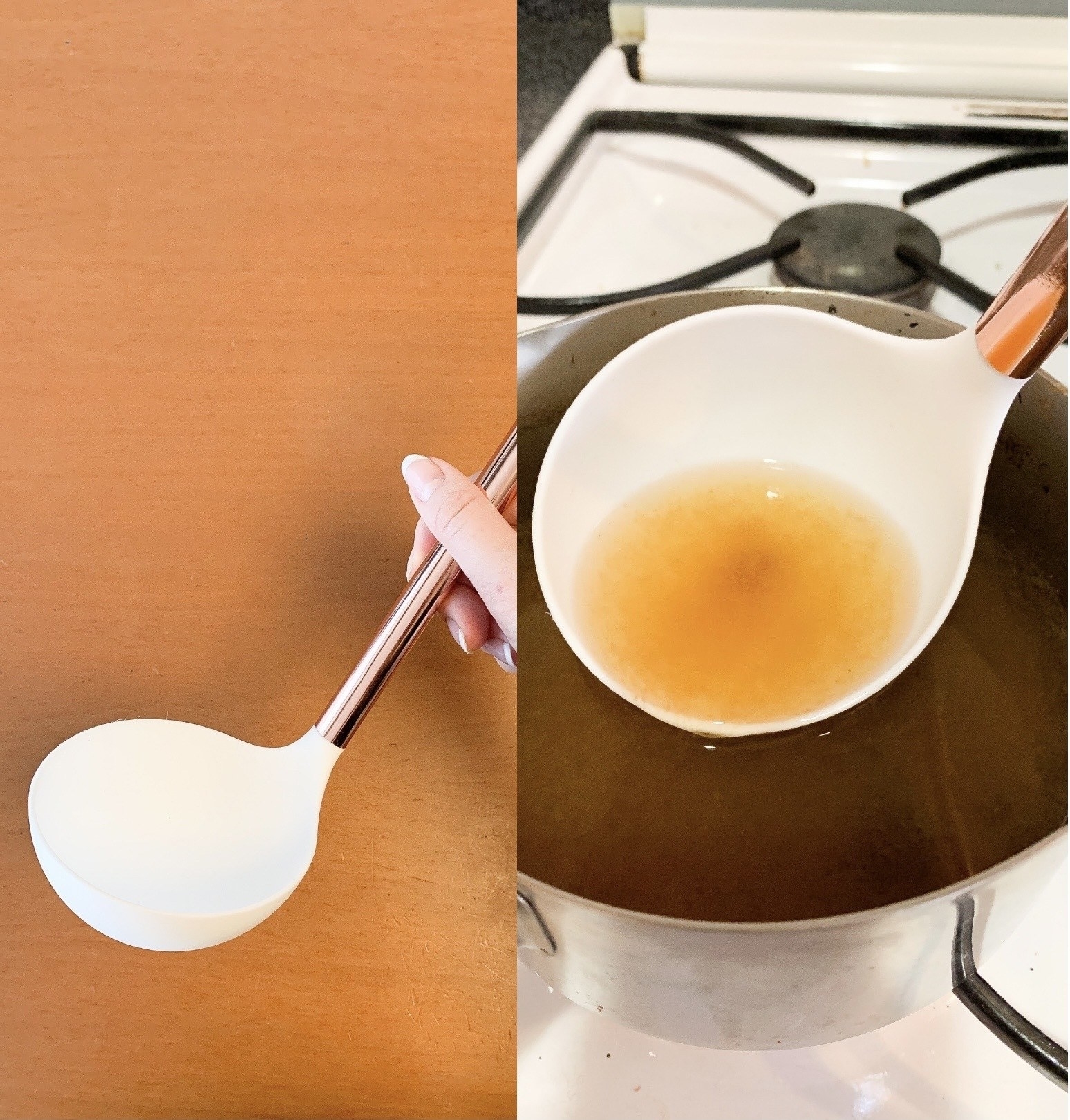 フランフランのオススメキッチングッズ「ツール&ホルダーセット ホワイト×コッパー」