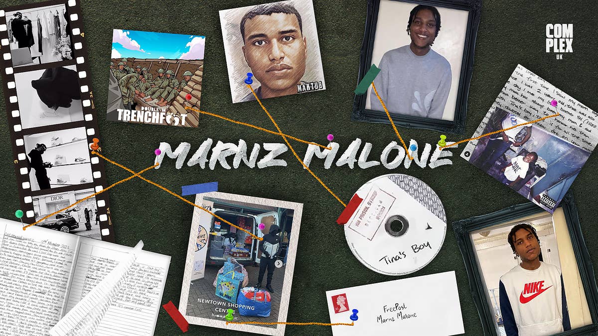 Co-signed by the likes of Central Cee, Potter Payper and Stormzy, Jamaica-via-Birmingham rapper Marnz Malone has become one of UK rap’s hottest names—and all from behind bars. We caught up with him over the phone to talk about the whirlwind couple of years he’s had.