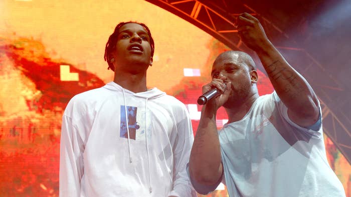 ASAP Rocky and Schoolboy Q performing at the 2017 BET Experience