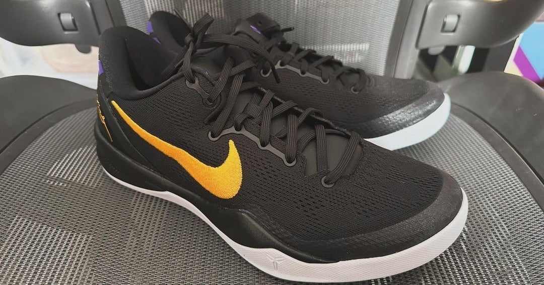 Los Angeles Lakers Colors Appear on This Nike Kobe 8