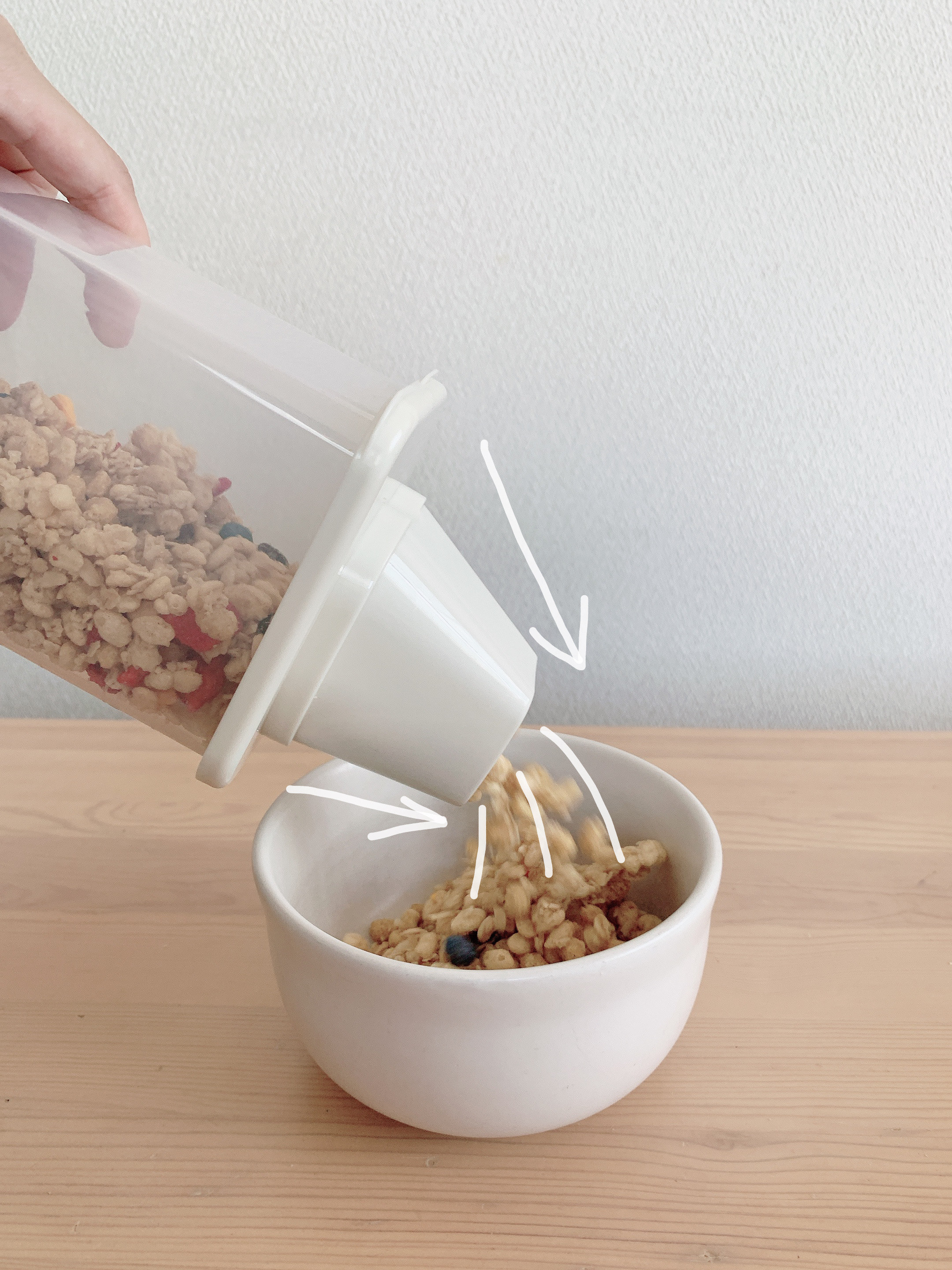 ダイソーのおすすめ便利グッズ「穀物保管容器（1200ml）」