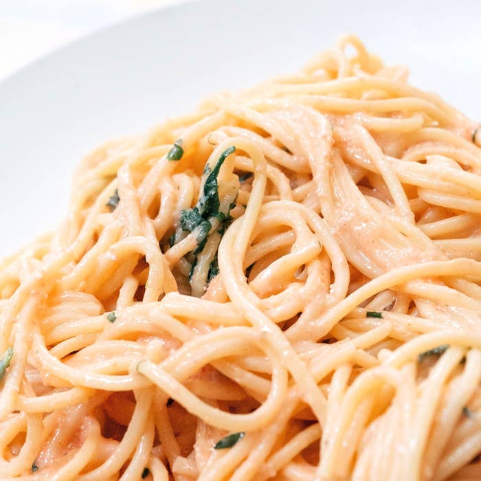 セブン-イレブンのおすすめパスタ「明太子と大葉のクリームパスタ」