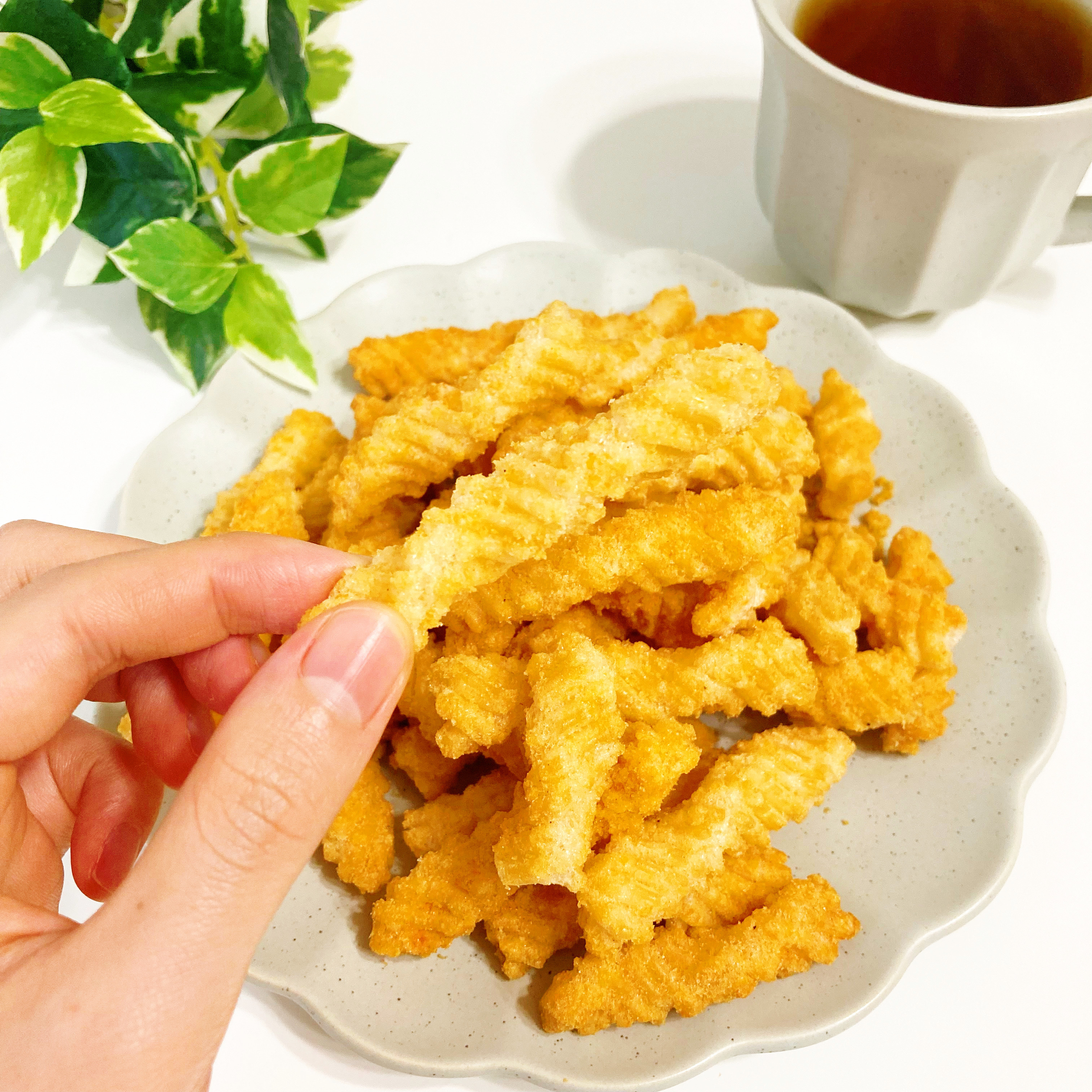 DAISO（ダイソー）のおすすめスナック菓子「ヤンニョムチキン風ツイストスナック」