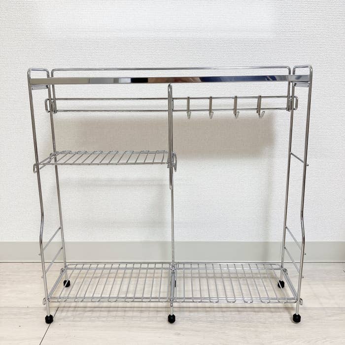 ニトリのおすすめ収納アイテム「コンロ横ラック」