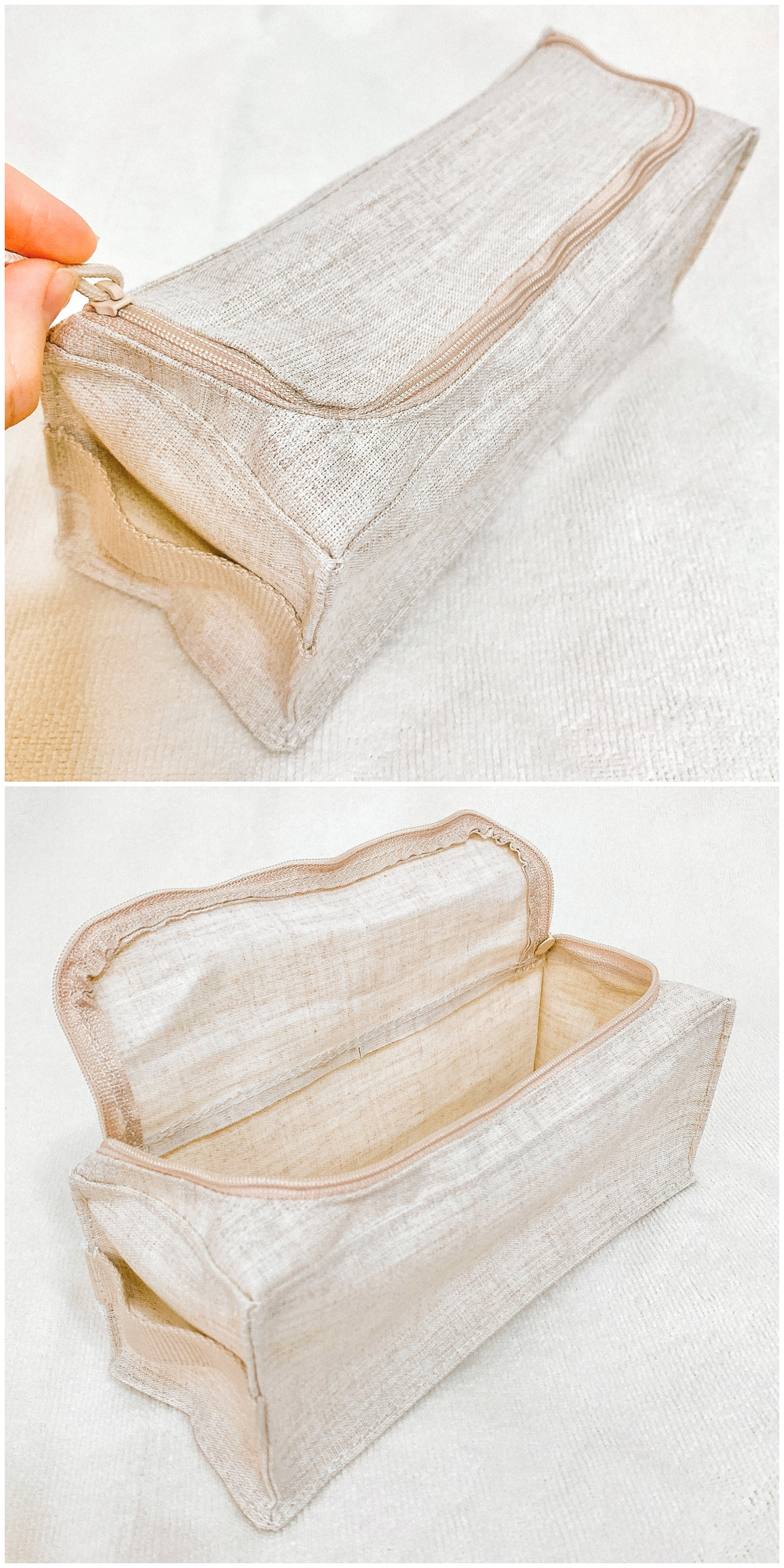 IKEA(イケア)のおすすめの便利グッズ「BOLLÖSUND ボロスンド 洗面ポーチ ベージュ」