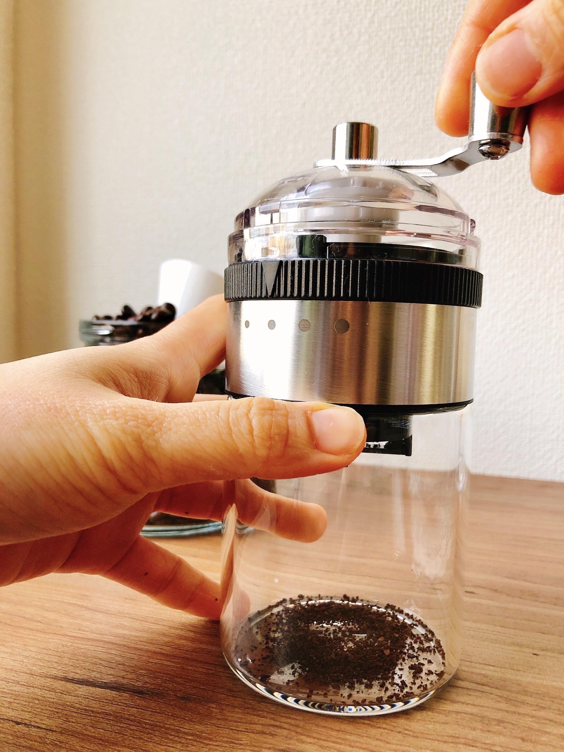 ダイソーのオススメキッチングッズ「コーヒーミル」