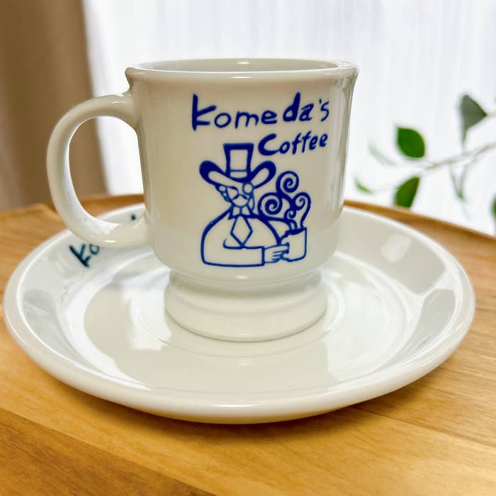 コメダ珈琲店のおすすめ雑貨「コーヒーカップ&ソーサー」