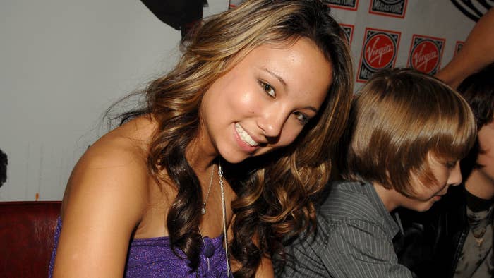 Allie DiMeco of Nickelodeon&#x27;s The Naked Brothers Band appears in-store at the Virgin Megastore on October 8, 2007 in New York City