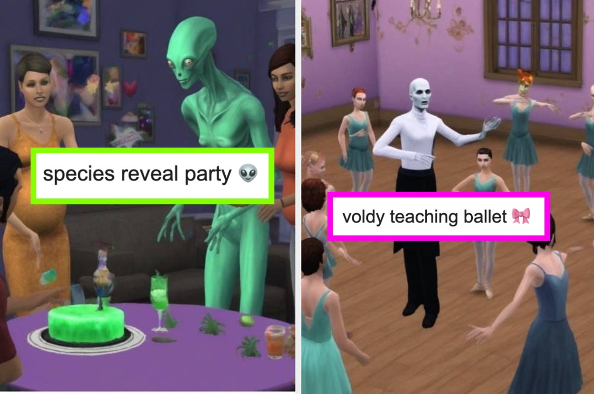 People Are Making Unhinged Sims Scenes