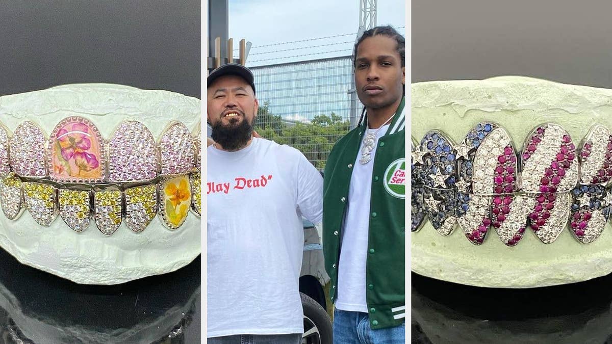 From American flags to grills featuring real flowers, Tetsuya Akiyama of Grillz Jewelz is the man making plenty of these unique customs.