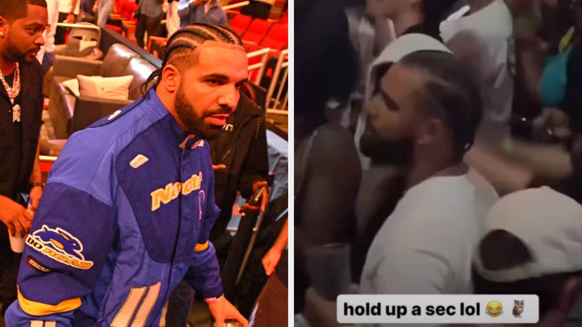 An attendee at a recent Drake tour stop had fans seeing double.