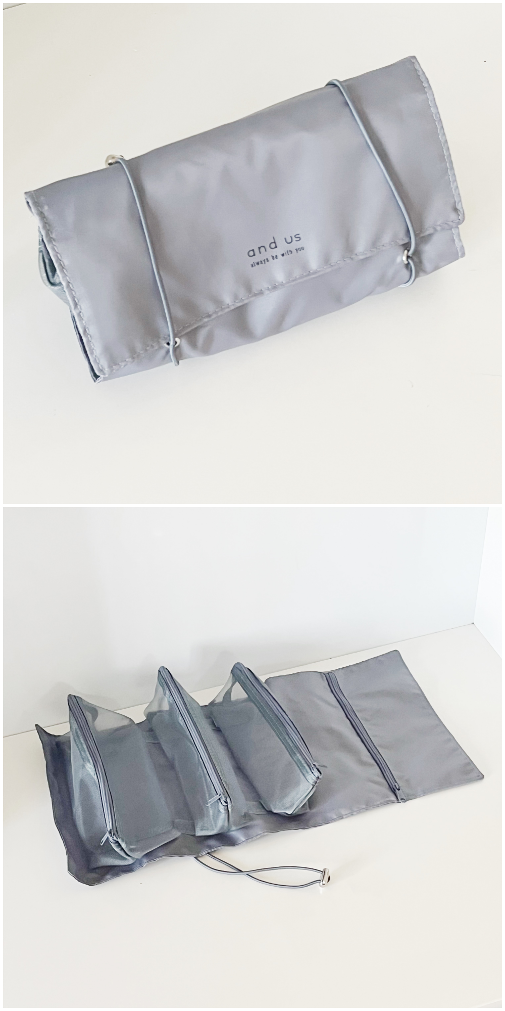 3COINS(スリーコインズ)のおすすめのポーチ「取り外しポーチ/and us」