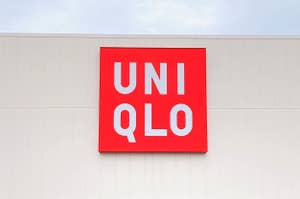 UNIQLO store sign above the entrance of the retail store
