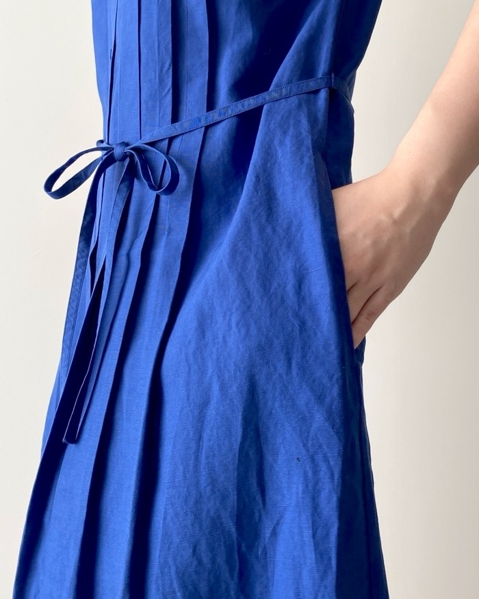 ユニクロのおすすめファッションアイテム「リネンブレンドシャツワンピース(半袖)」