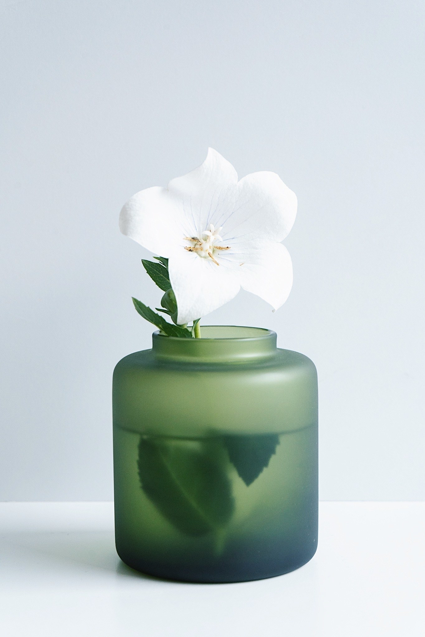 IKEA（イケア）のオススメ花瓶「KONSTFULL コンストフル花瓶 フロストガラス グリーン」