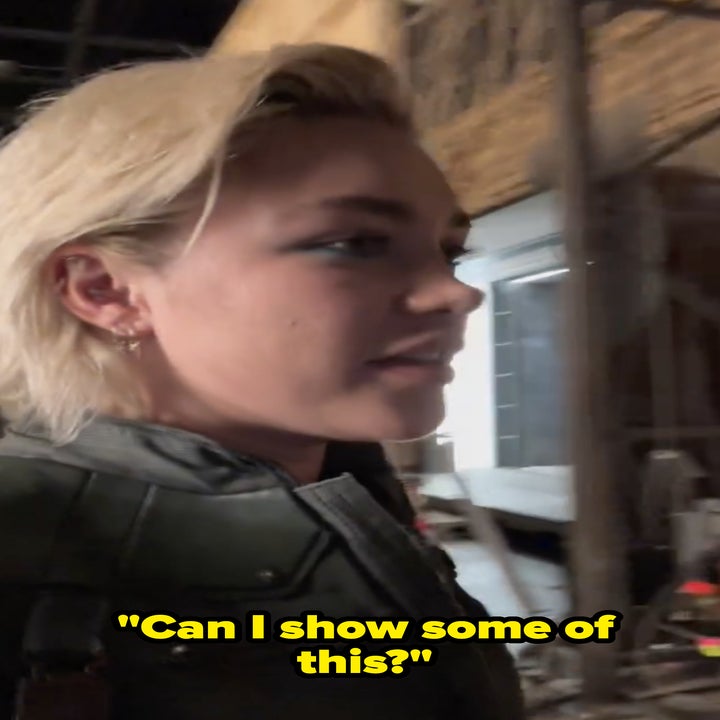 Florence Pugh Behind The Scenes Marvel's Thunderbolts