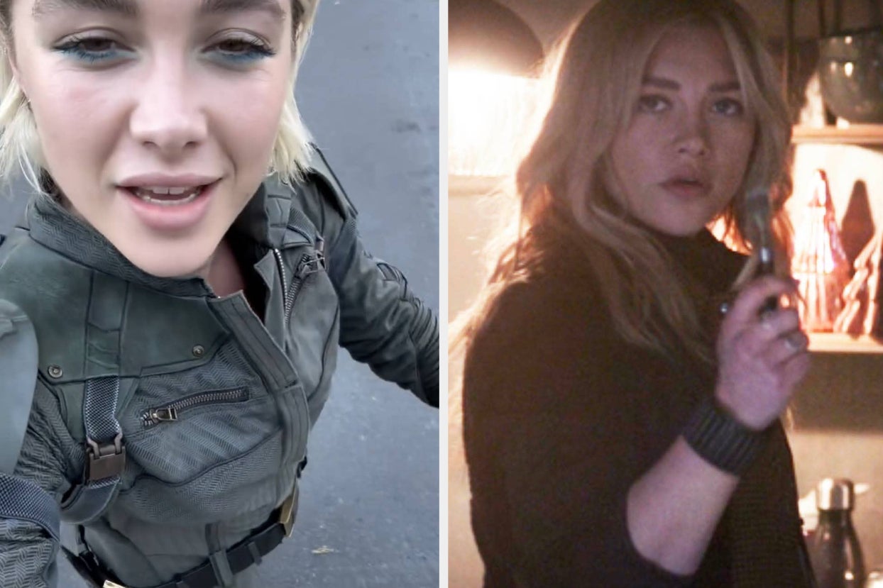 Here's Why Florence Pugh Publicly Sharing A Very Early BTS Look At Marvel's "Thunderbolts" Is So Big